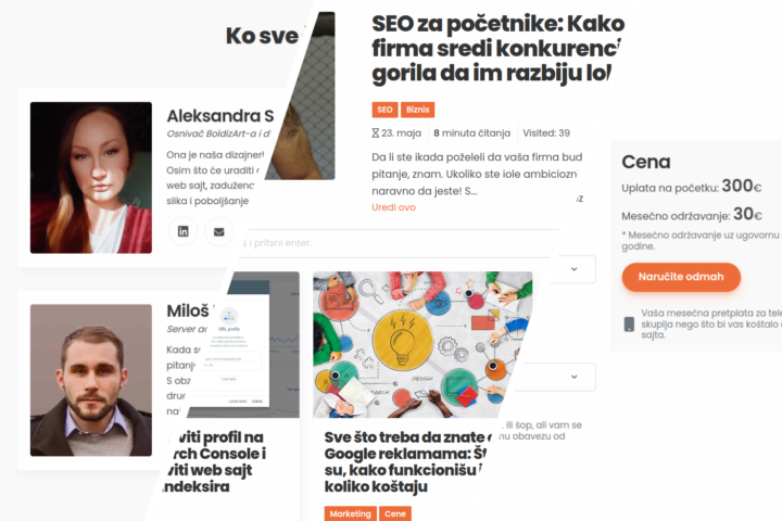 Tri ključne funkcionalnosti svakog uspešnog web sajta: Prodaja, Edukacija i Predstavljanje firme i zaposlenih