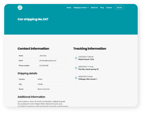 Moderan web sajt za kompaniju Linus Auto Transport 4 LinusAT- Naredni koraci