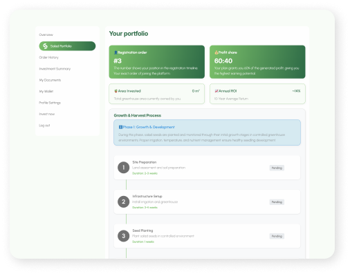 Salad Fund App - Portfolio