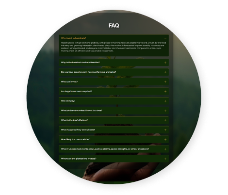Organic Hazelnut Fund - Platforma za investiranje